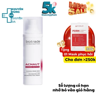 Kem dưỡng ẩm Biotrade Acnaut Hydro Active Cream cho da hỗn hợp, da dầu mụn 60ml