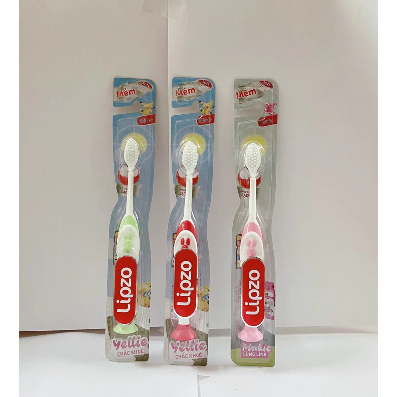 Combo 3 Bàn Chải Đánh Răng LIPZO Kid S2