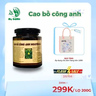 Cao bồ công anh tự nhiên lọ 200gr/500gr hỗ trợ thanh lọc, đào thải độc tố