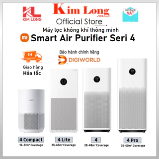 Máy lọc không khí Xiaomi Smart Air Purifier 4 Pro / 4 / 4 Lite / 4 Compact - Hàng chính hãng