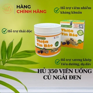 Hủ 350 viên Bột ngải đen, ngải chống độc, hỗ trợ xương khớp, THIỆN TÍN BẢO