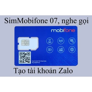 Sim Mobifone giá rẻ, nghe gọi, đầu số 07 và zalo