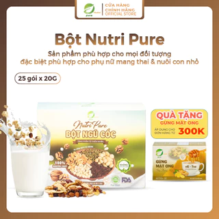 Hộp Bột Ngũ Cốc Dinh Dưỡng NutriPure Eherbal 15 Loại Hạt Phù Hợp Cho Mẹ Bầu