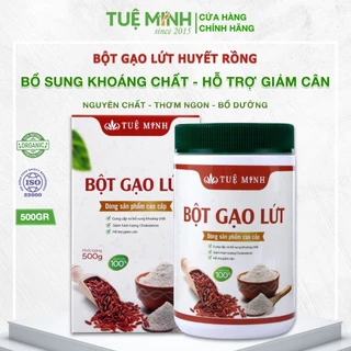 Bột gạo lứt huyết rồng Tuệ Minh, bột gạo lứt đỏ giảm cân hiệu quả hộp 500g