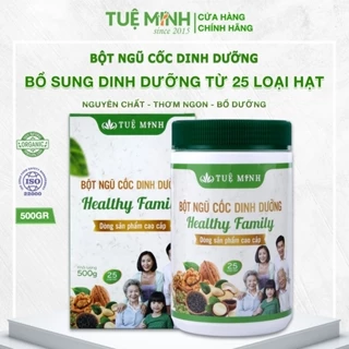 Bột ngũ cốc dinh dưỡng Tuệ Minh từ 25 loại hạt thiên nhiên tốt cho sức khỏe 500g