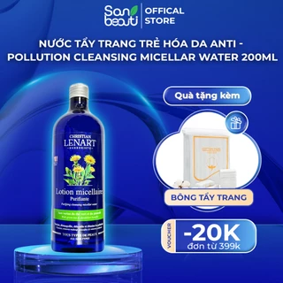 Nước Tẩy Trang Trẻ Hóa Da Christian Lenart Anti-Pollution Cleansing Micellar Water 500ml