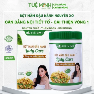 Mầm đậu nành nguyên xơ Tuệ Minh hỗ trợ tăng vòng 1, đẹp da cân bằng nội tiết tố 500gr