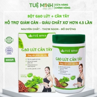 Bột gạo lứt cần tây Tuệ Minh phù hợp ăn kiêng hỗ trợ giảm cân hiệu quả 500gr