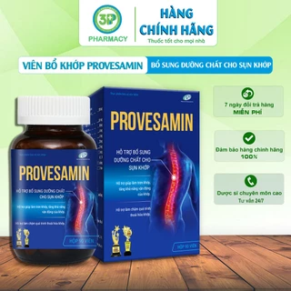 Viên uống hỗ trợ xương khớp PROVESAMIN bổ sung glucosamine bổ khớp người lớn, giảm đau khớp lọ 90V