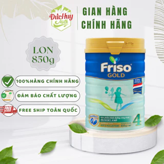 Sữa bột Frisolac Gold 4 Mới Lon 850g_1400g