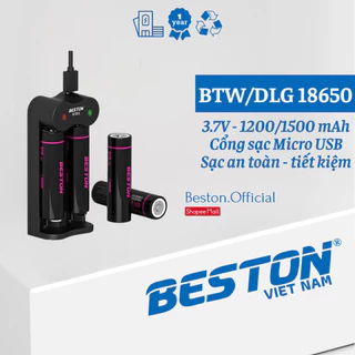 Pin sạc 18650 3.7V 1200mAh và 1500mAh đầu nhọn - Hàng chính hãng dòng xả 3C - BESTON