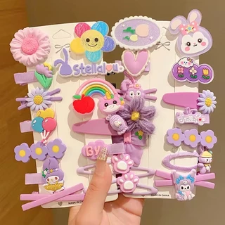 Set Kẹp Tóc Trẻ Em Cute, Đáng Yêu Cho Bé Gái Nhiều Hình, Nhiều Màu