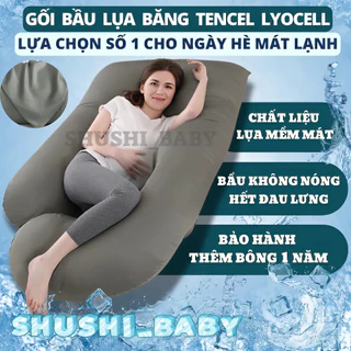 Gối Bầu Chữ G Gối Ôm Bà Bầu Mềm Mịn Hàng Cao Cấp