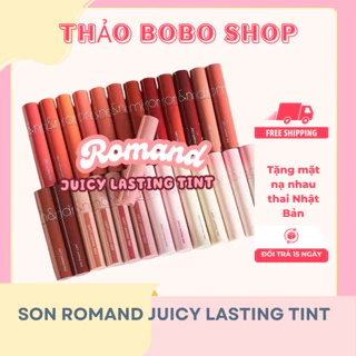 Son kem Tint Bóng Hàn Quốc Romand Juicy Lasting Tint 5.5g 13 19 20 21 23 28 29