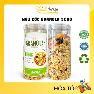 Ngũ Cốc Granola Trái Cây Yến Mạch Thơm Ngon Bổ Dưỡng 500g