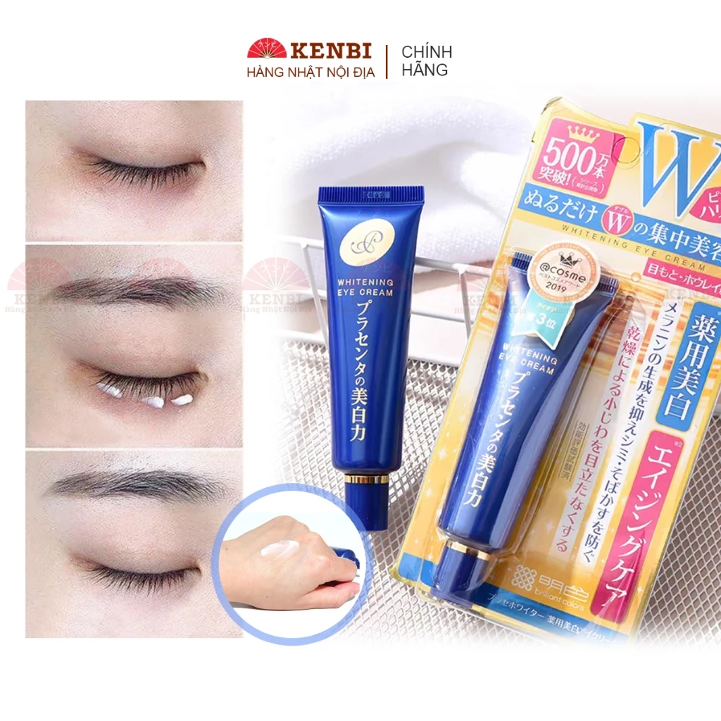 Kem dưỡng mắt Meishoku Placenta Whitening Eye Cream (30g)