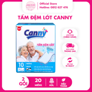 Combo 20 miếng Tấm đệm lót Canny bảo vệ chống trào, tấm lót người già mềm mại, siêu thấm hút 45x72cm