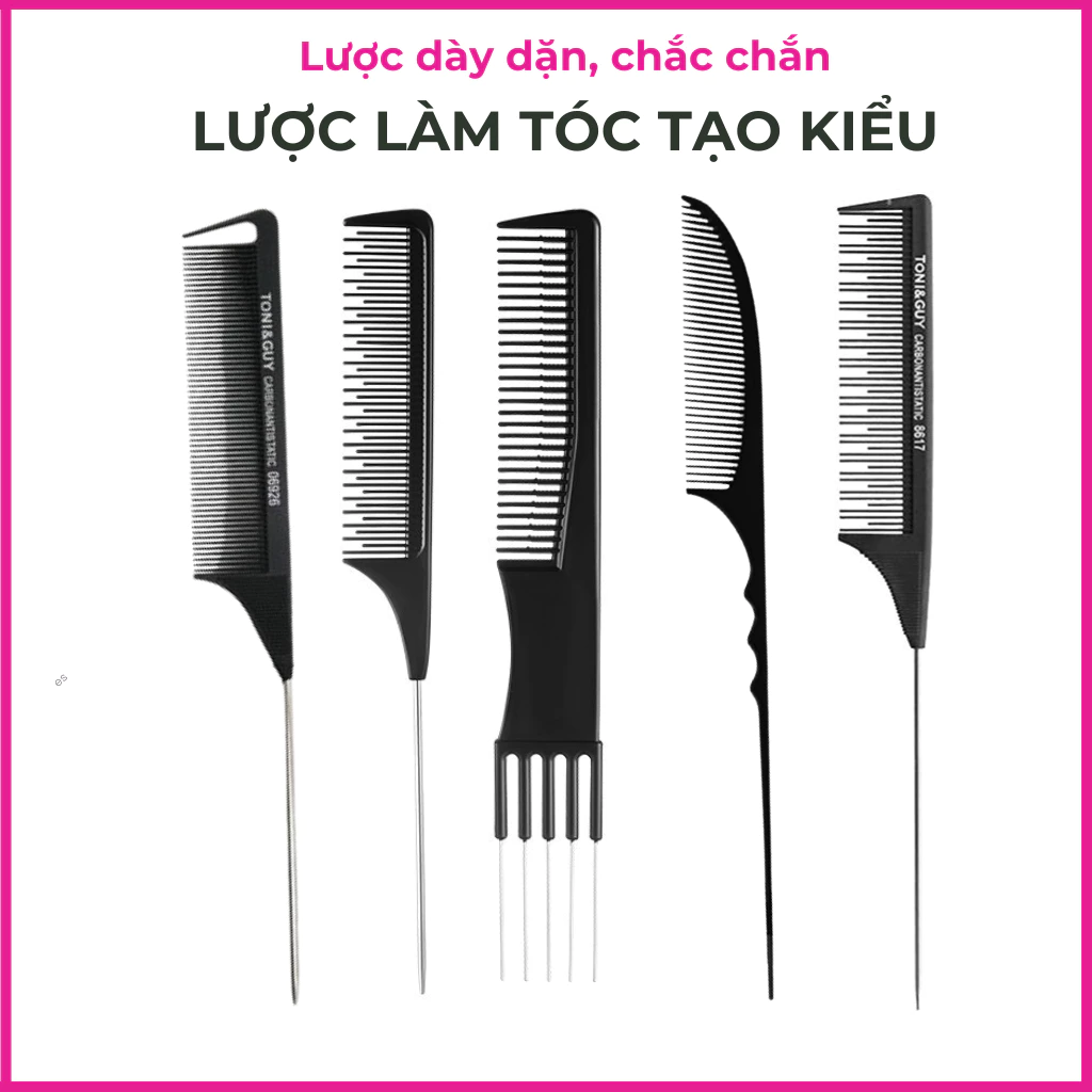 Lược làm tóc tạo kiểu chuyên nghiệp cao cấp nhiều loại
