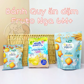 Bánh Quy. Gạo  Ăn Dặm Fruto Nga 6M+