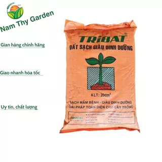 Đất trồng cây Tribat 20dm3 khoảng 10kg, đất sạch trồng cây dinh dưỡng chất lượng cao