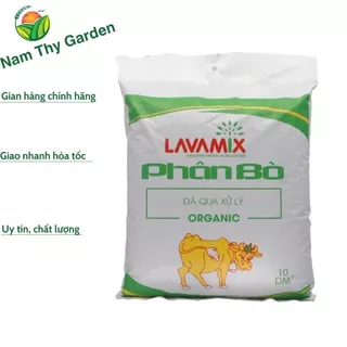 Phân Bò Hữu Cơ Lavamix Đã Qua Xử Lý Túi 10dm3