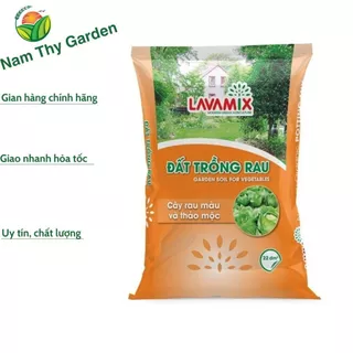 Đất trồng rau Lavamix bao 22dm3 khoảng 12kg, đất hữu cơ Lavamix chuyên trồng cây rau màu và thảo mộc