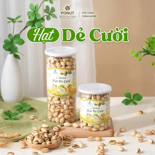 Hạt dẻ cười FONUT hũ 500g-250g rang muối không tẩy trắng, hàng loại 1 nhập khẩu