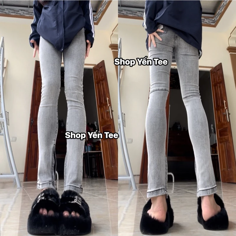 Quần ôm khói trơn Yến Tee rẻ đẹp, ôm girl phố , quần jeans nữ, quần đi học, đi chơi