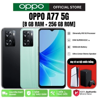 điện thoại Oppo A77 5G 2sim ram 8+3G rom 256G máy Chính Hãng, Bảo hành 12 tháng