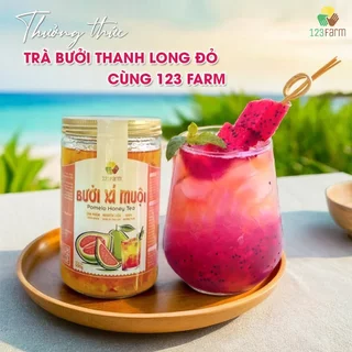 Bưởi Xí Muội Nước Trái Cây Cô Đặc 123 Farm Hũ 500g