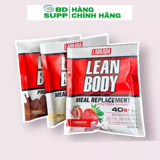 [Hàng BBT] Labrada Lean Body Gói 1 Serving 79G, Thay Thế Bữa Ăn, 40g Protein, 22 Vitamin Khoáng Chất