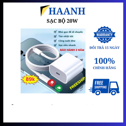 Bộ Củ Cáp Sạc Nhanh PD 20W Chính Hãng ONL1C, Bảo Hành 24 Tháng