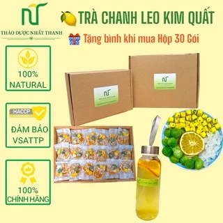 Trà chanh leo kim quất giúp thanh nhiệt giải khát làm đẹp da bổ sung vitamin C tăng sức đề kháng