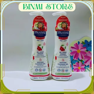 Sữa tắm gội cho trẻ sơ sinh và Em bé da nhạy cảm Mustela 300ml