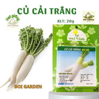 Hạt giống CỦ CẢI TRẮNG cao sản (66)