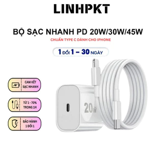 Bộ Sạc nhanh 20W ổn định chống cháy nổ, không nóng máy, bảo hành 12 tháng 1 đổi 1 LINHPKT