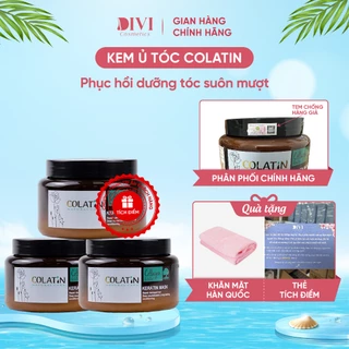 Kem ủ hấp tóc phục hồi dưỡng tóc hư tổn tại nhà Collagen Keratin Mask COLATIN 500ml - Mỹ phẩm Divi
