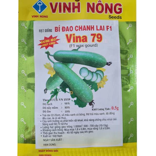 Hạt giống Bí Đao Chanh Lai F1 Trái Dài (gói 0.5g)