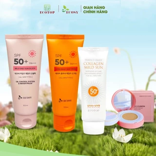 Kem Chống Nắng Ecosy Ecotop kiềm dầu- chống thấm- bổ sung collagen dương ẩm