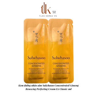 Kem Dưỡng Sulwhasoo Trẻ Hóa Da Có Retinol Nhân Sâm [Da khô] Perfecting Cream Ex Classic 1ml