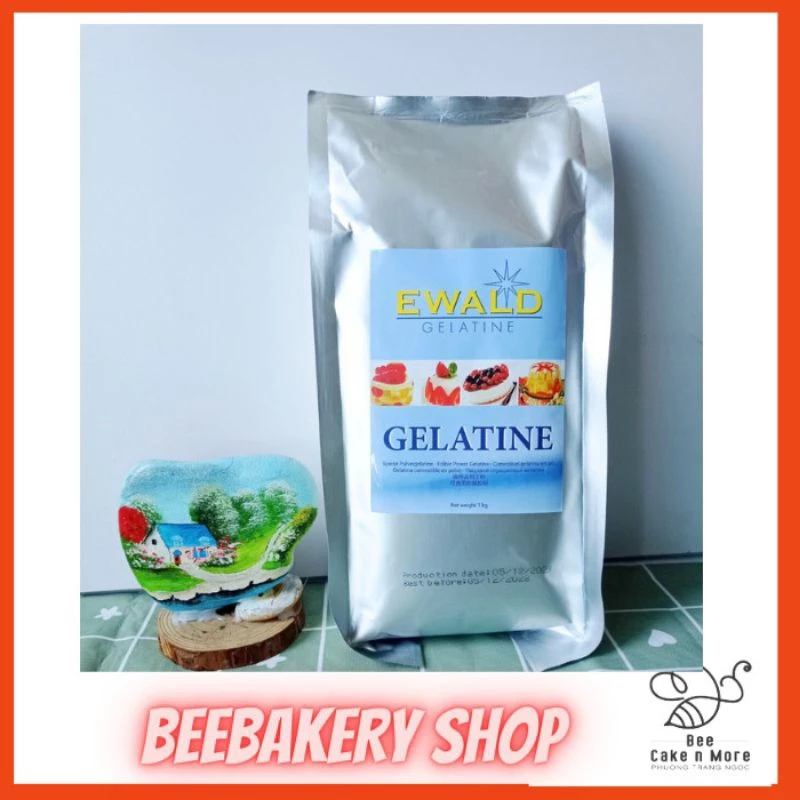 Bột GELATINE ĐỨC hiệu EWALD dùng trong chế biến bánh kẹo