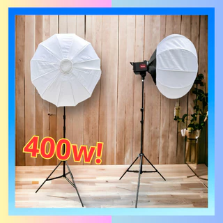 Bộ Đèn Cầu Softbox 400W Livestream, Studio