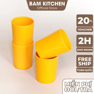 Cốc chịu nhiệt Bam KITCHEN dễ thương nhựa cao cấp CVN01F