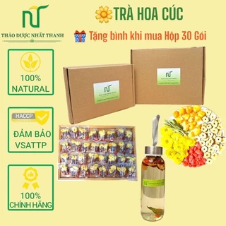 Trà hoa cúc thanh nhiệt đẹp da chống lão hóa dễ ngủ giải tỏa căng thẳng