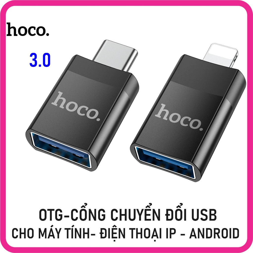 Cổng Chuyển Đổi Otg Type C Ra Usb 3.0-2.0 Chính hãng- Giúp điện thoại máy tính đọc Usb - dùng chuột phím-Chất lượng tốt