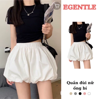 Quần đùi nữ ống bí bo chun, quần short đùi nữ bồng xòe xinh xắn egentlehanoi