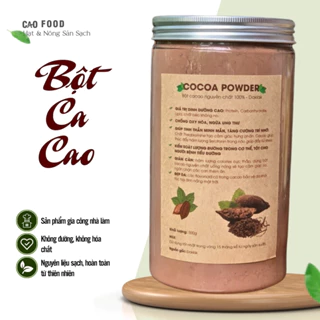 [500GR] Bột Cacao Đaklak nguyên chất CAO Food loại ngon đặc biệt - cam kết nguyên chất tự nhiên 100%