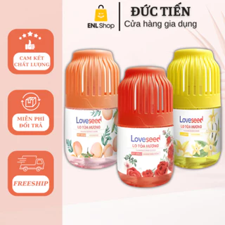 Lọ tinh dầu tỏa hương thơm LOVESEED thế hệ mới để phòng ngủ, Sáp thơm tự nhiên, dễ chịu khử mùi nhà vệ sinh 200ml-ENL