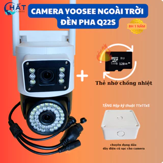 Camera YOOSEE ngoài trời xoay 2 mắt Q42D (có combo kèm thẻ nhớ 32gb,64gb,128gb)