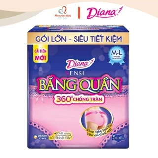 Băng quần cho mẹ Diana Sensi 360 độ chống tràn, băng vệ sinh phụ nữ siêu thấm - Monnie Kids